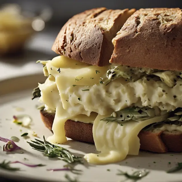 Foto de Mashed Potato and Artichoke Sandwich