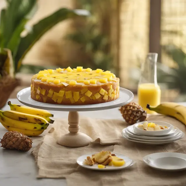 Foto de Banana and Pineapple Cake