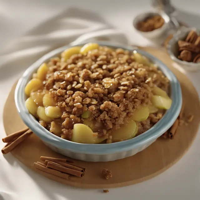 Foto de Wheat Germ and Apple Crisp Dessert