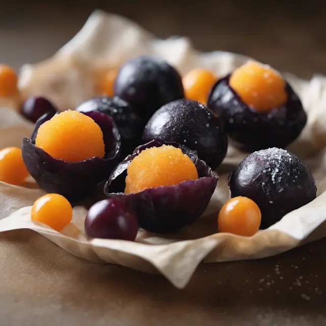 Foto de Black Plum and Apricot Balls