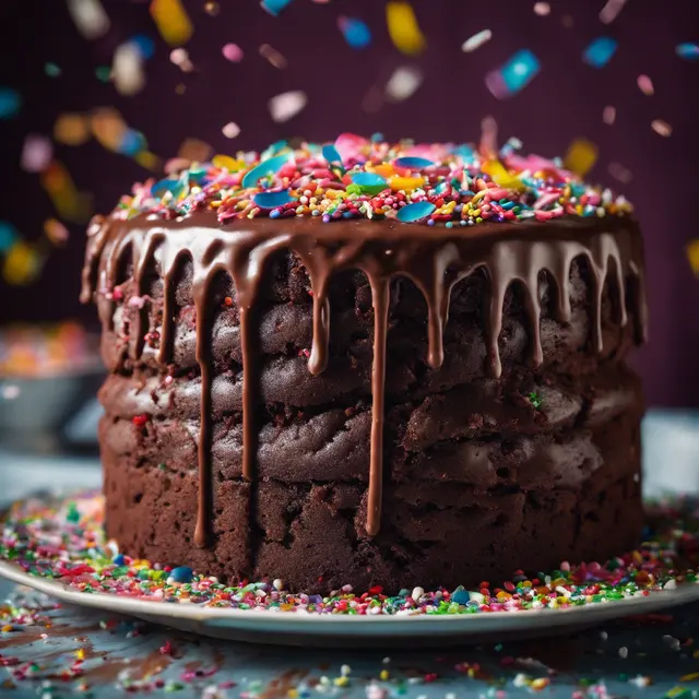 Foto de Chocolate Cake with Sprinkles