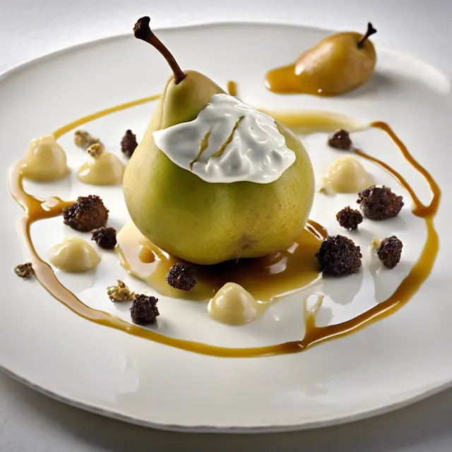 Foto de Pear with Gorgonzola Cream