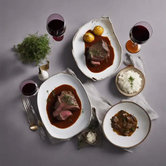 Foto de Wine-Braised Beef with Maminha