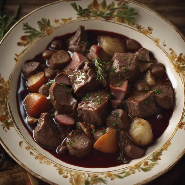 Foto de Beef Bourguignon