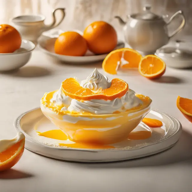 Foto de Orange Cream with Whipped Cream