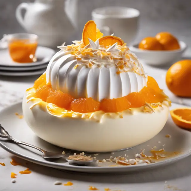 Foto de Creamy Orange Meringue Pudding