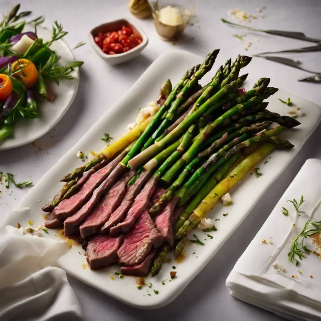 Foto de Beef with Asparagus