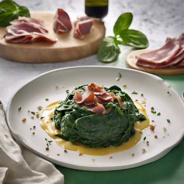 Foto de Spinach with Presunto to Bake