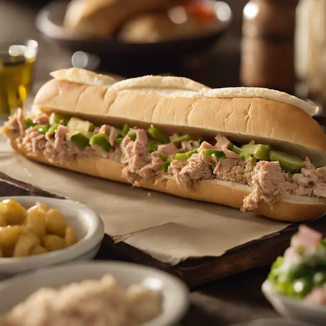 Foto de Tuna-filled Po' Boy