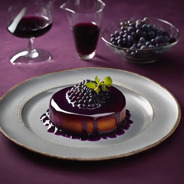 Foto de Tender with Concord Grape Glaze