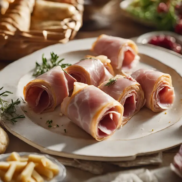 Foto de Ham Roll-Ups; Filling of Prosciutto