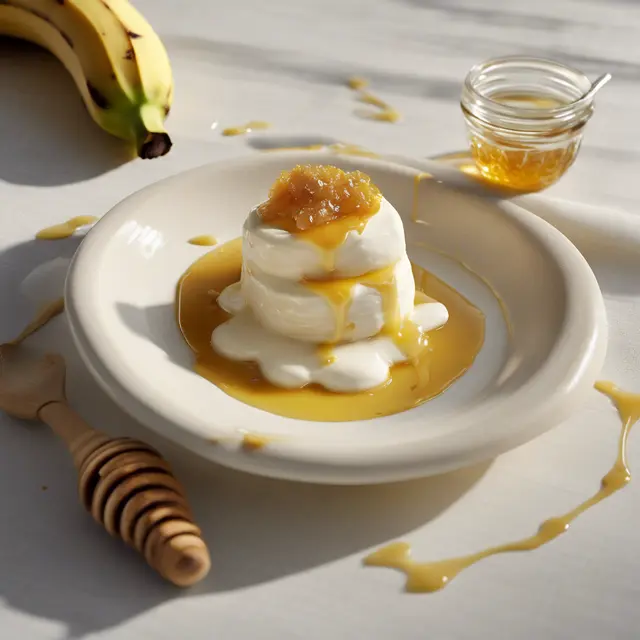 Foto de Banana with Yogurt and Honey