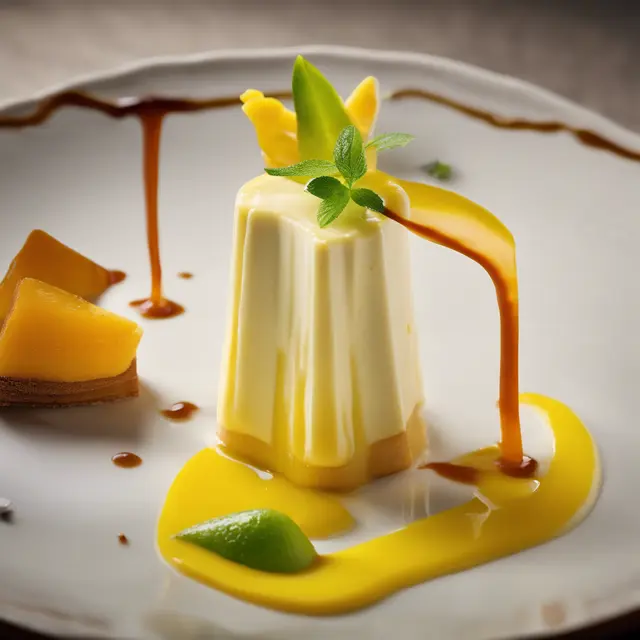 Foto de Cheese Mousse with Carambola Sauce