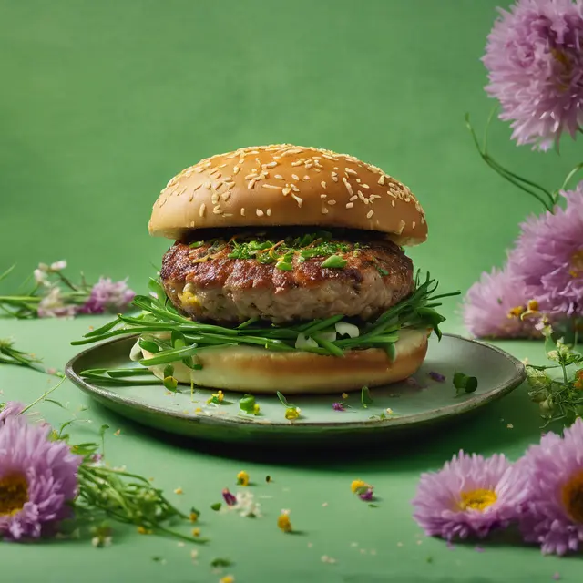 Foto de Chive Flowerburger