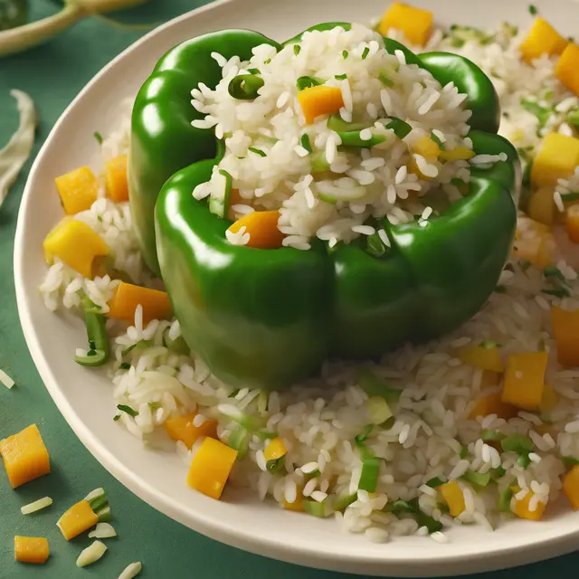 Foto de Green Pepper with Squash and Rice