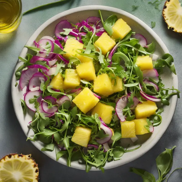 Foto de Pineapple and Arugula Salad