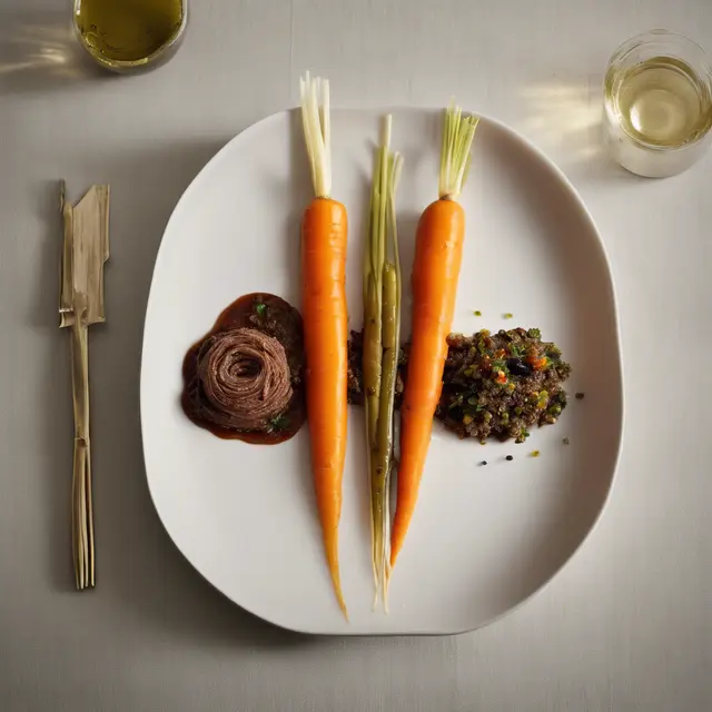 Foto de Carrot with Tapenade (Olive and Anchovy Paste)