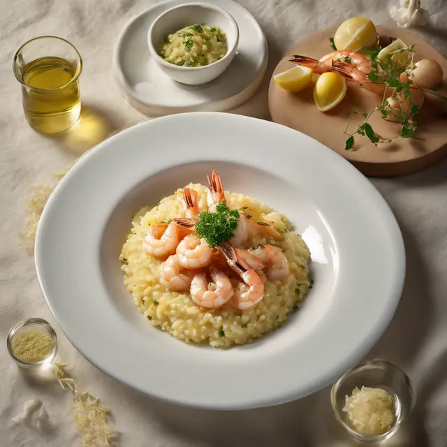 Foto de Scampi Oreganato with Risotto