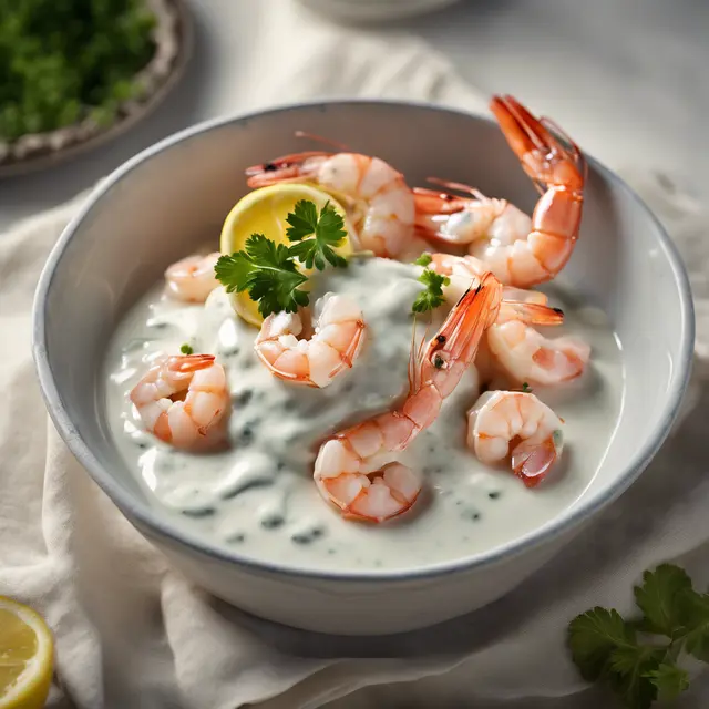 Foto de Shrimp with Yogurt and Ginger Sauce