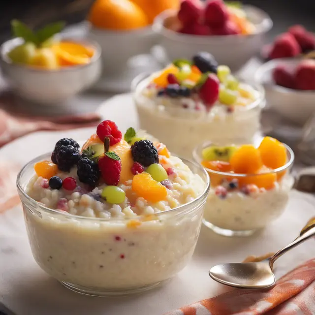 Foto de Rice Pudding with Fruits