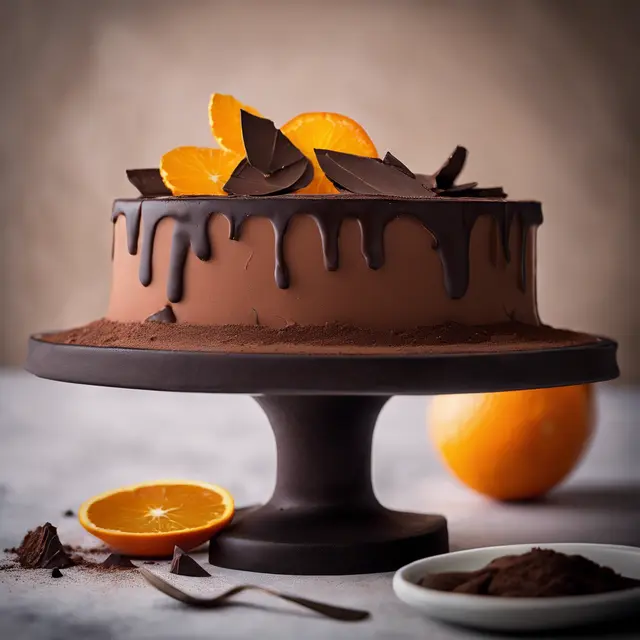 Foto de Chocolate and Orange Mousse Cake