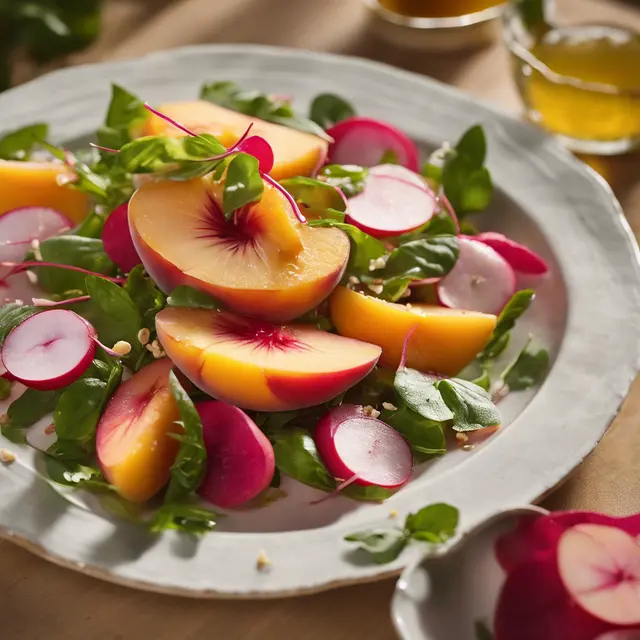 Foto de Peach and Radish Salad