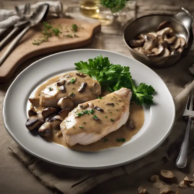 Foto de Chicken Fillets with Mushroom Sauce