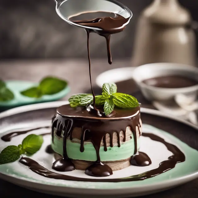 Foto de Mocha and Mint Chocolate Sauce