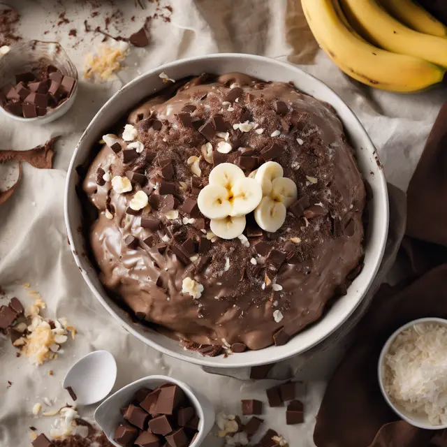 Foto de Chocolate Banana Pudding with Coconut