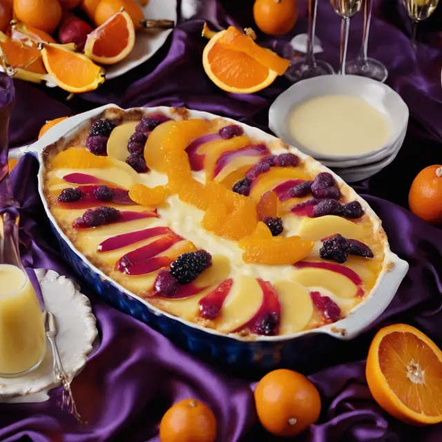 Foto de Fruit Gratin with Sabayon and Champagne