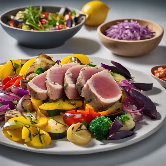 Foto de Grilled Tuna with Vegetables