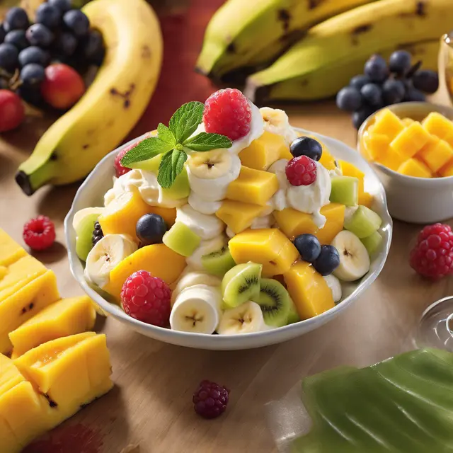 Foto de Banana Cream Fruit Salad