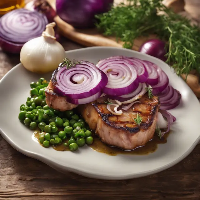 Foto de Pork Chops with Onions and Mushrooms