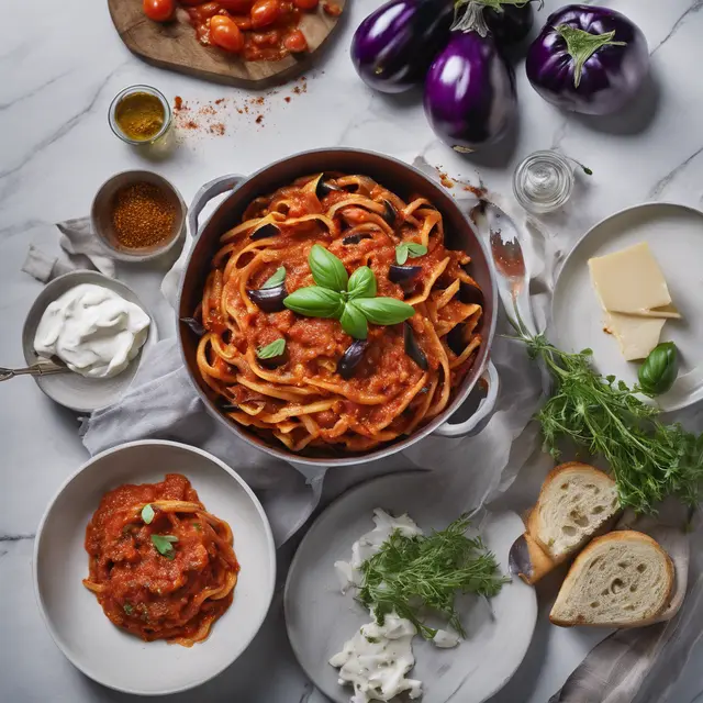 Foto de Spicy Eggplant Pasta