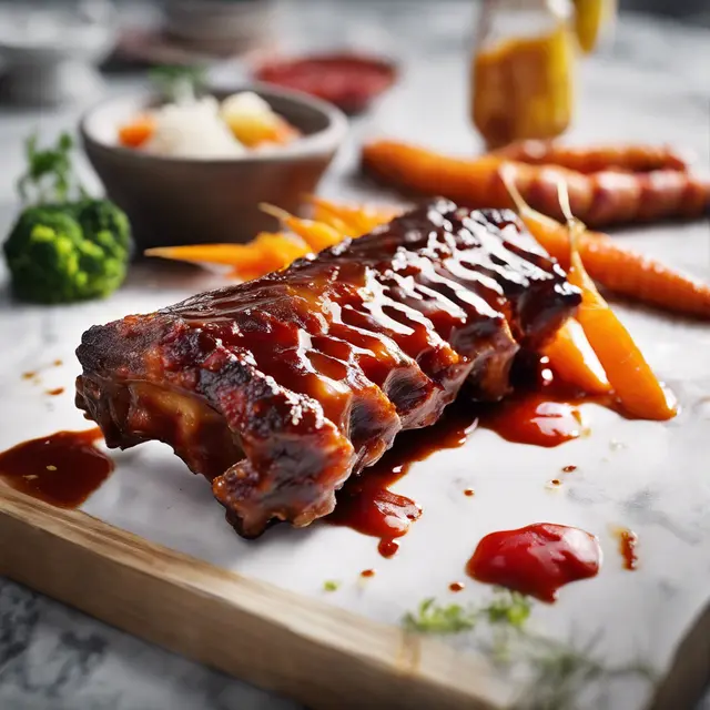 Foto de Pork Ribs with Sweet and Sour Glaze