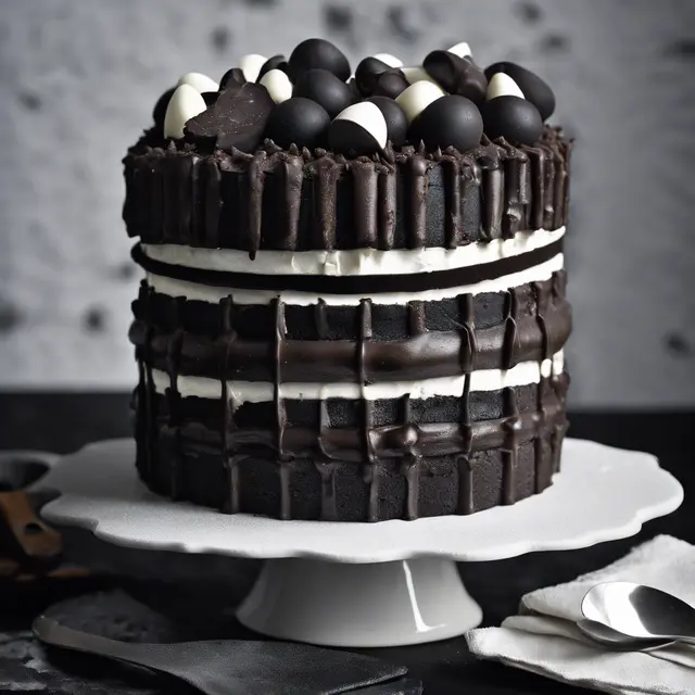 Foto de Black and White Cake