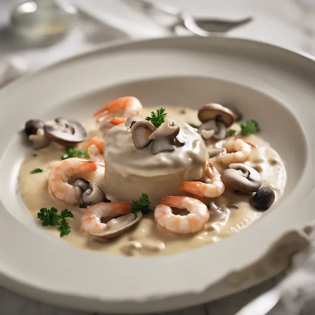 Foto de Mushroom and Shrimp Cream