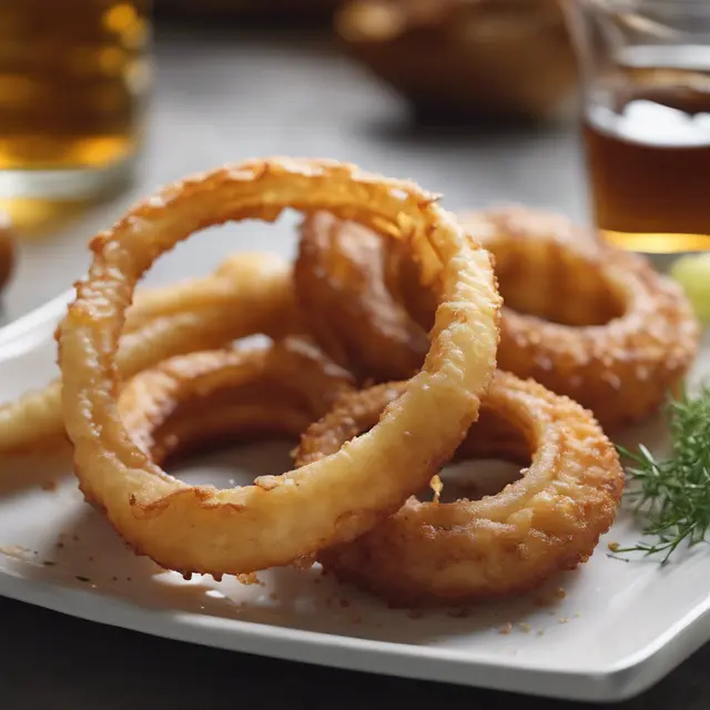 Foto de Onion Ring with Beer Batter