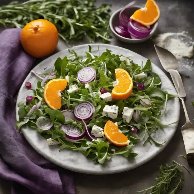 Foto de Tangerine and Arugula Salad with Gorgonzola