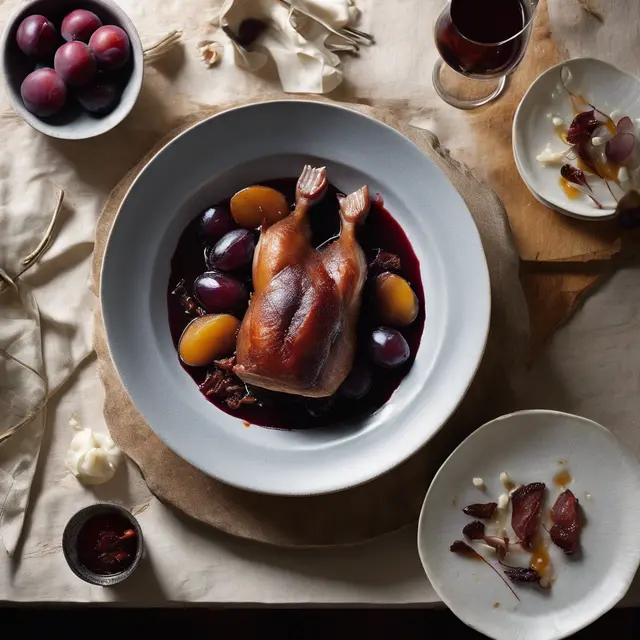 Foto de Duck Braised with Plums