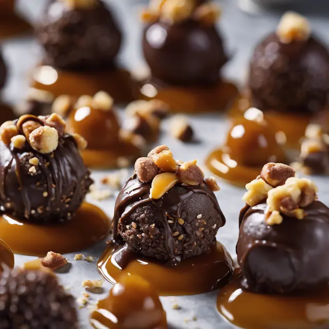 Foto de Crispy Caramel Chocolate Bombs