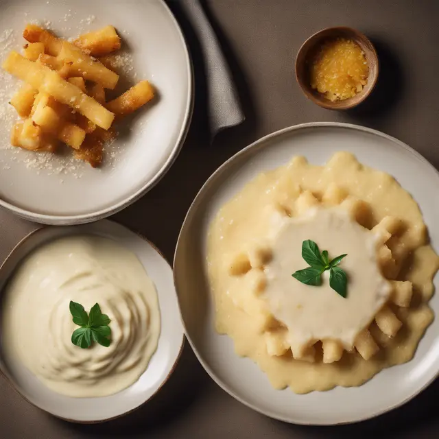 Foto de Cassava with Parmesan Sauce