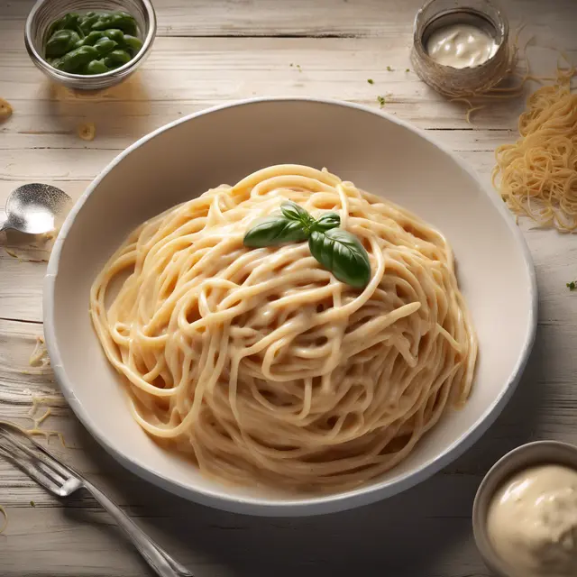 Foto de Spaghetti with Cheese Sauce