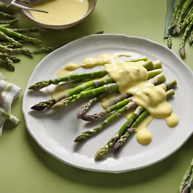 Foto de Asparagus with Hollandaise Sauce