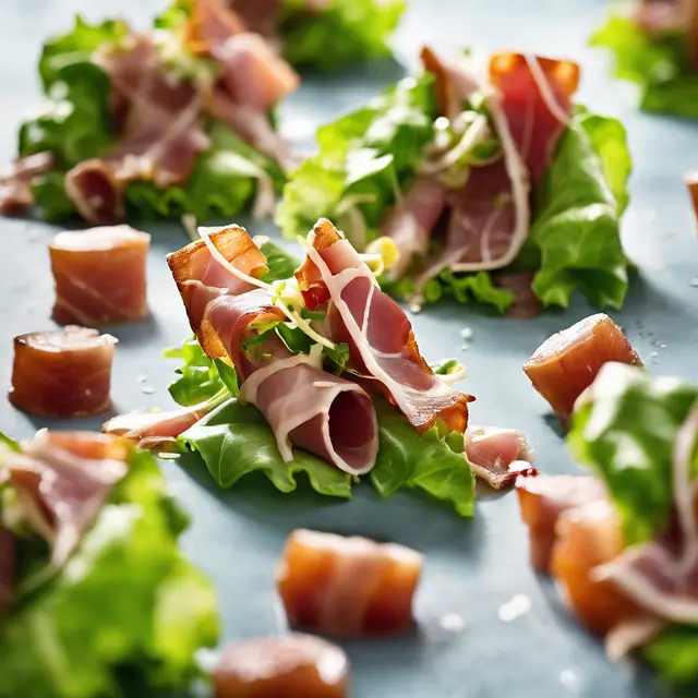 Foto de Palm Heart Salad with Prosciutto Rollups