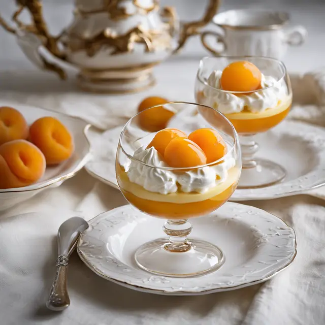 Foto de Apricot Pudding with Chantilly Cream