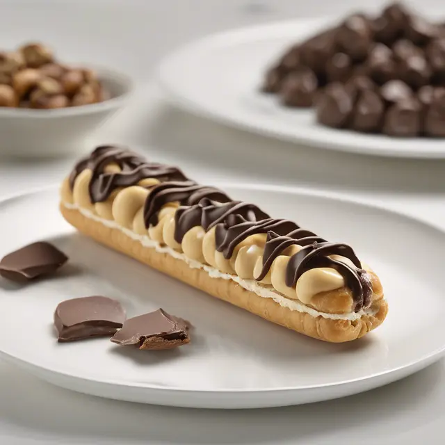 Foto de Chocolate Chip and Nut Éclair