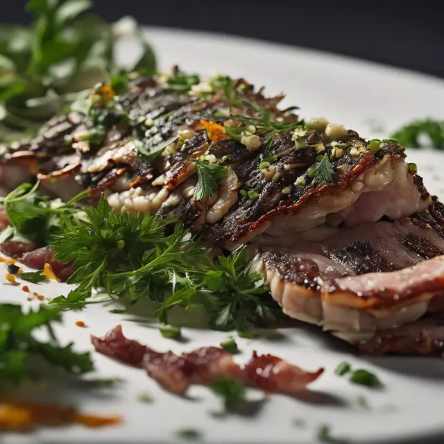 Foto de Grilled Lizard with Herbs