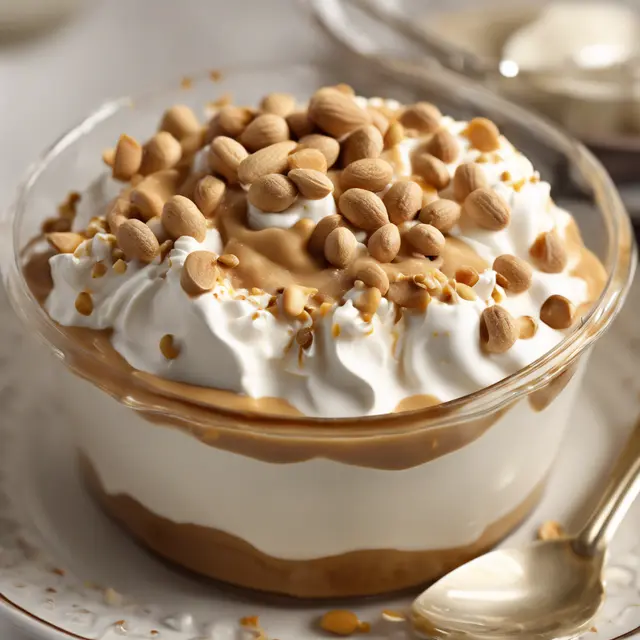 Foto de Peanut Pudding with Whipped Cream