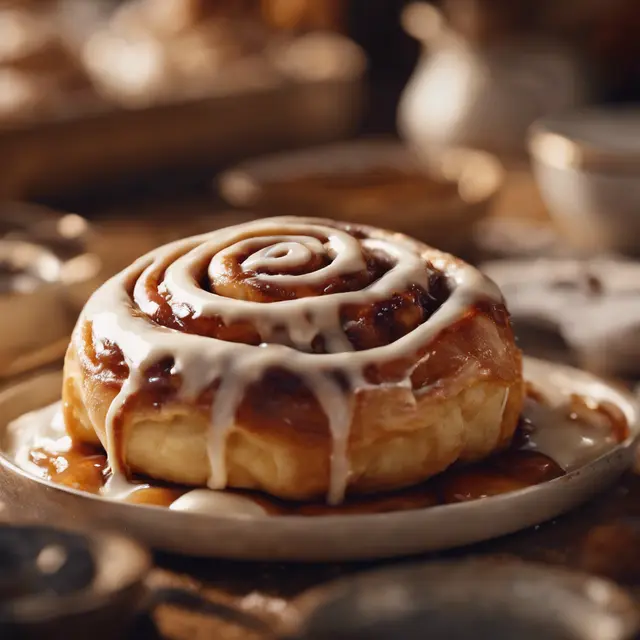 Foto de Cinnamon Roll with Topping